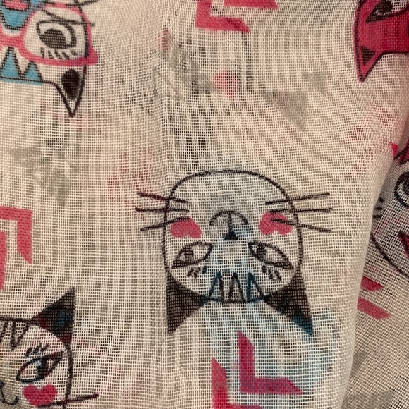 Scarf Bundle of 5 Cat theme - Picture 2 of 8